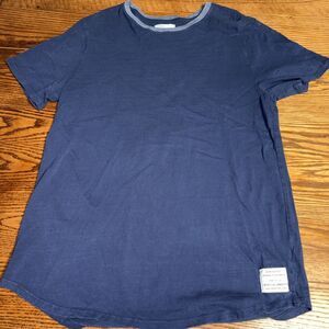 Spiritual Gangster Navy Short Sleeve Crewneck T-Shirt XL  Detroit Made USA READ